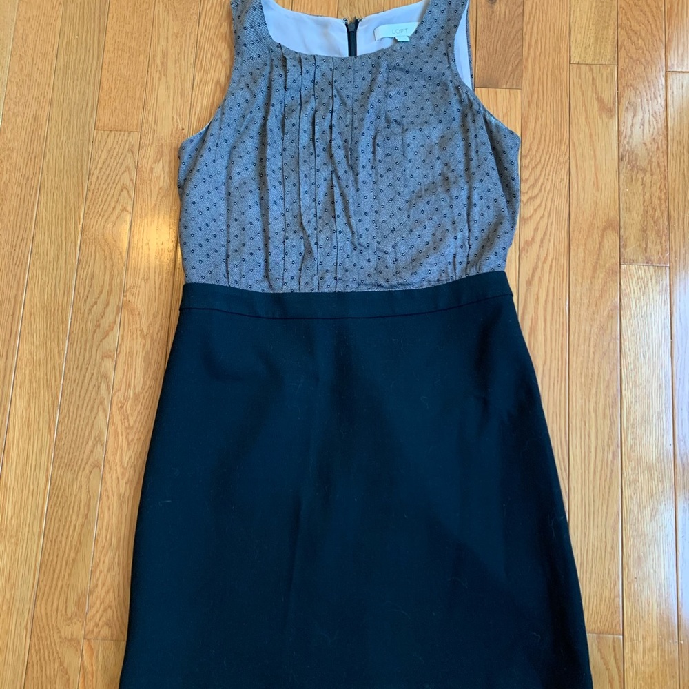 Loft Black/Tan dress
